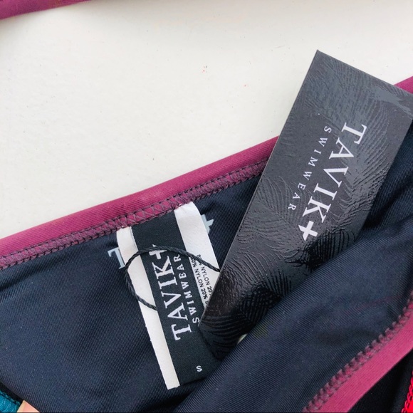 TAVIK JETT JAYDEN Color Blocked Black Bikini Set - Picture 5 of 8